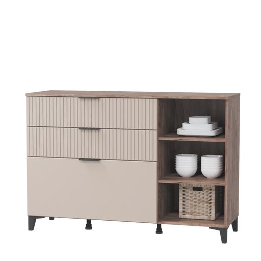 Комод «Тоскана» с 3 ящиками и дверцей